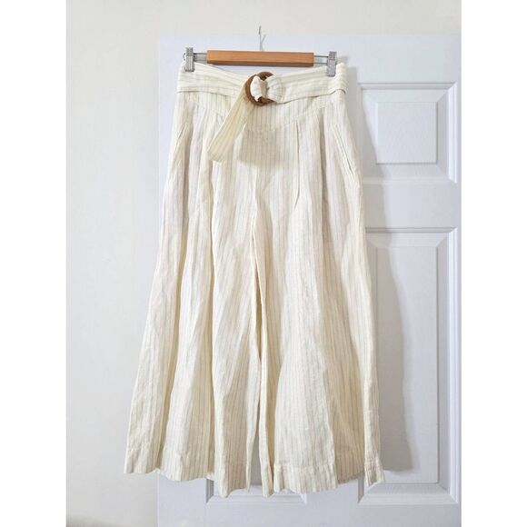 Anthropologie Palm Beach Belted Pants US 0 - Picture 3 of 12